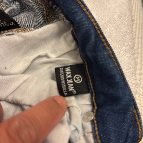 Wax Jean Short Shorts M - Picture 4 of 5